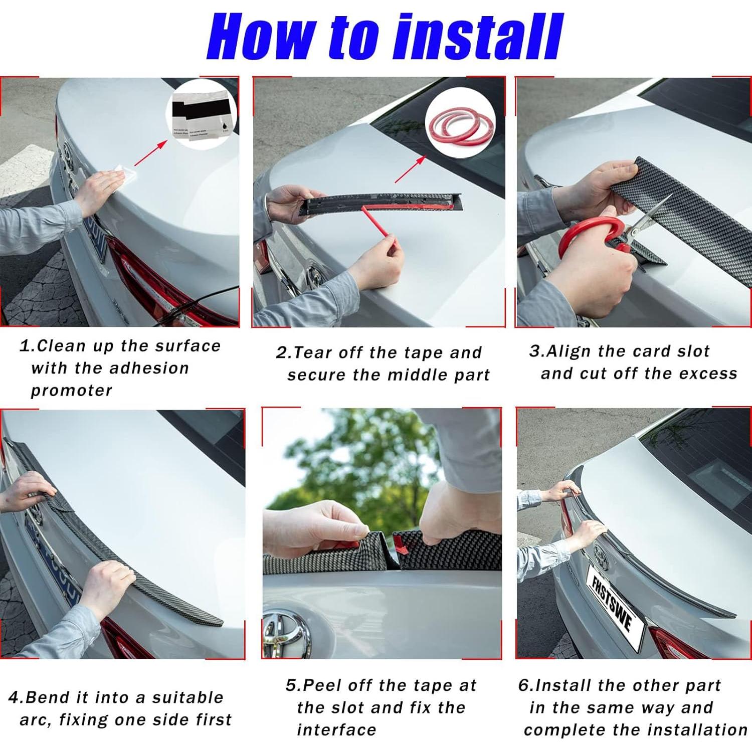 Spoiler Trasero Peugeot 207 2008-2014, Accesorios PU Negro