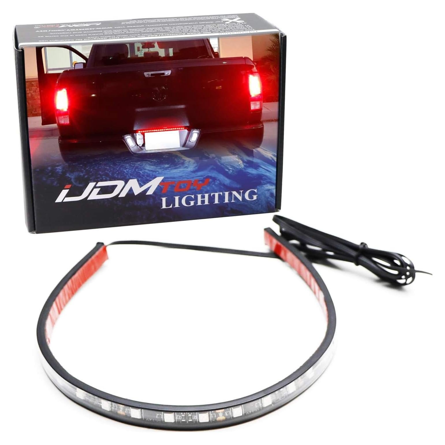 Tira de Luz LED Roja iJDMTOY 43.18 cm para Puerta Trasera