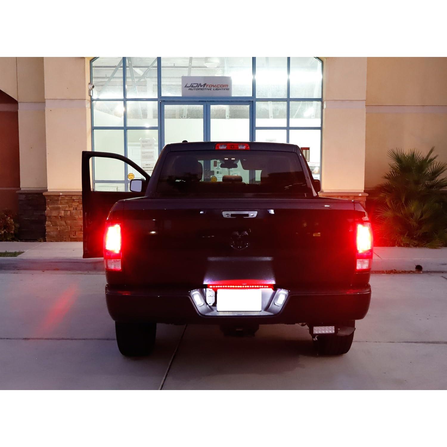 Tira de Luz LED Roja iJDMTOY 43.18 cm para Puerta Trasera