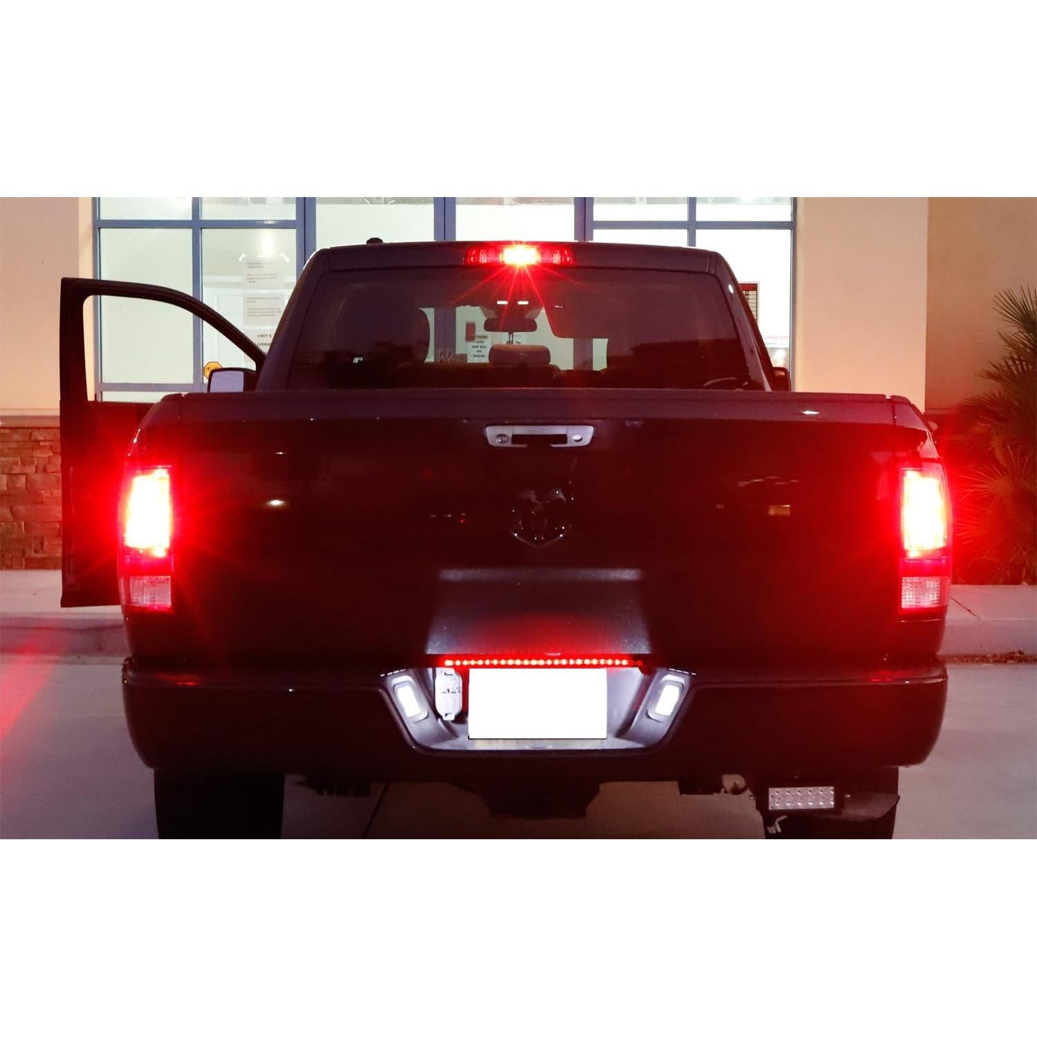 Tira de Luz LED Roja iJDMTOY 43.18 cm para Puerta Trasera