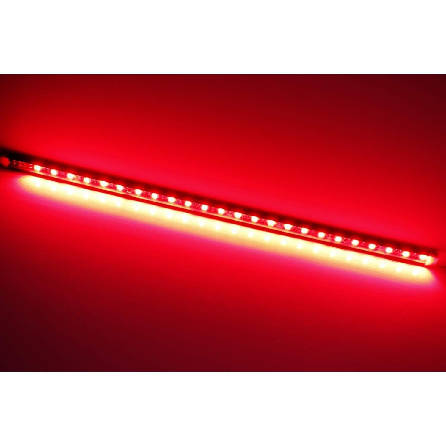 Tira de Luz LED Roja iJDMTOY 43.18 cm para Puerta Trasera