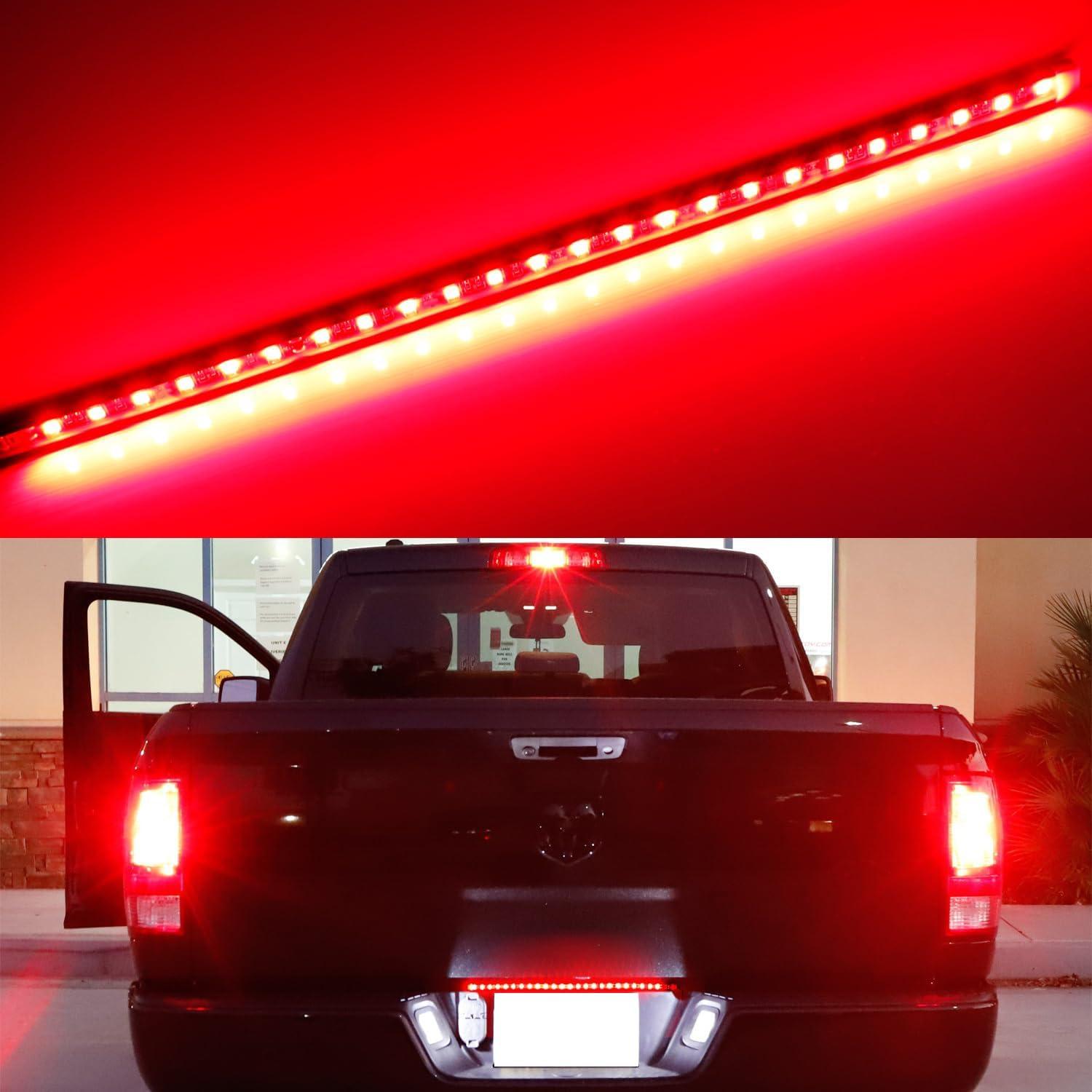Tira de Luz LED Roja iJDMTOY 43.18 cm para Puerta Trasera