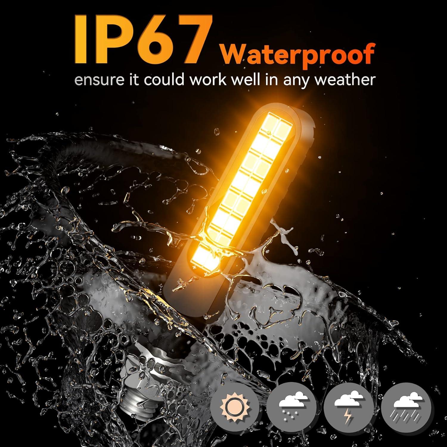 Luces de Giro LED iFunyLED 12V Rojo y Ámbar para Motocicleta