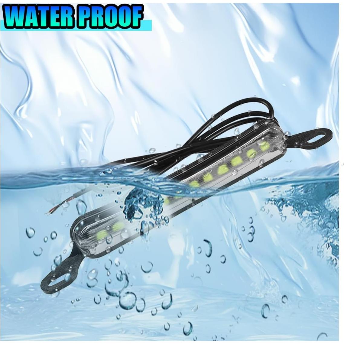 Luz de Placa de Licencia LED ZIMISI 12V Impermeable Azul