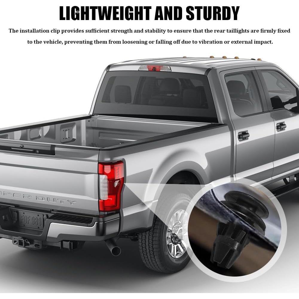 20 Clips Sujetadores de Luz Trasera Rebvugr para Dodge Ram