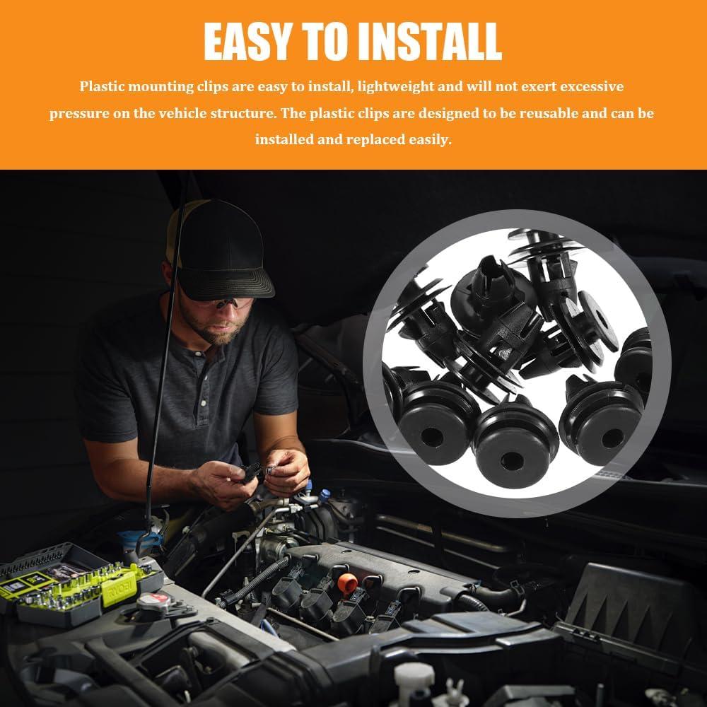 20 Clips Sujetadores de Luz Trasera Rebvugr para Dodge Ram