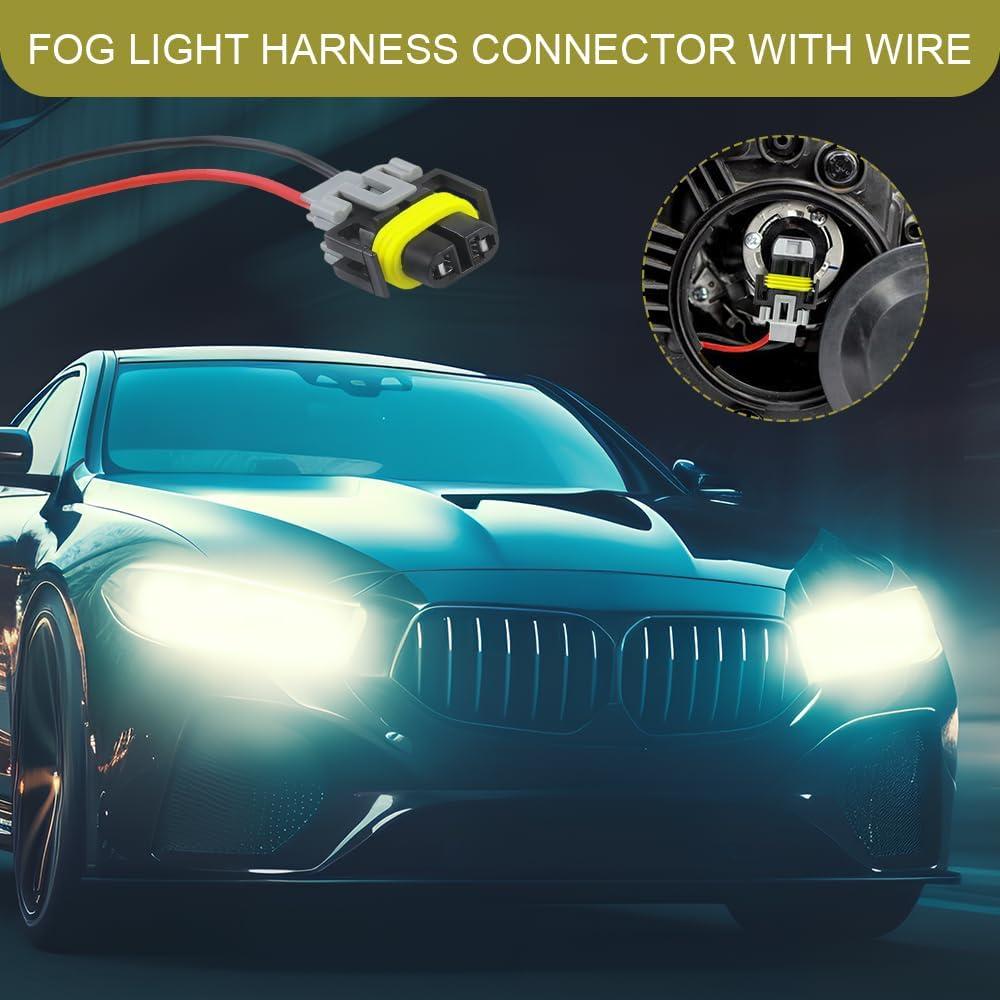 Conector de Arnés de Luz Antiniebla RGOAANC H8/H9/H11 12V