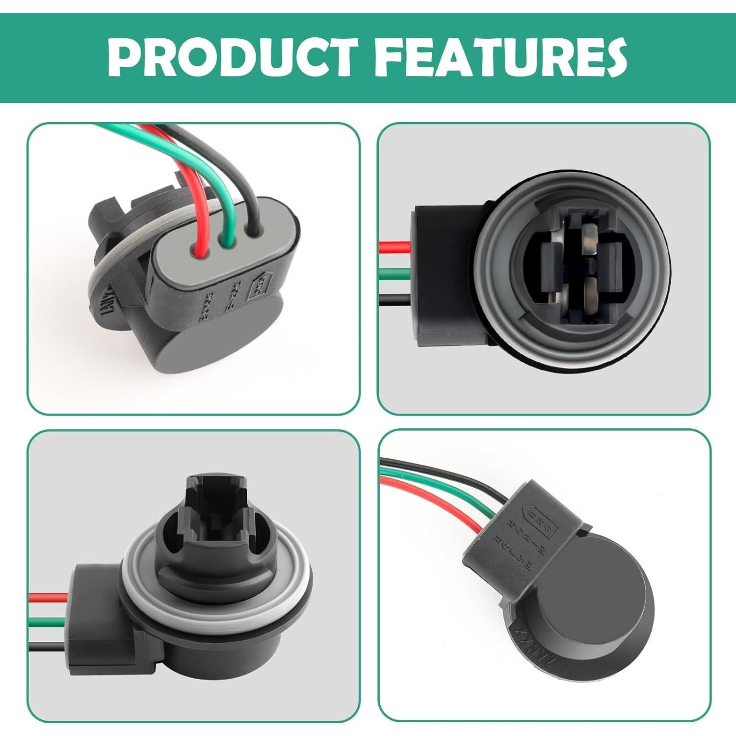 Zócalo de Bombilla 3157 Figpade - 2 Piezas Impermeables