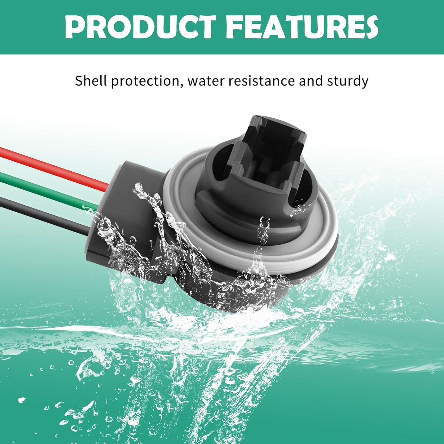 Zócalo de Bombilla 3157 Figpade - 2 Piezas Impermeables