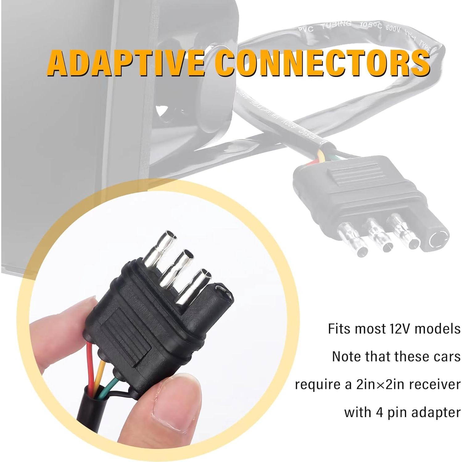 Luz de Freno para Remolque Carleef 15 LED 12V Negra