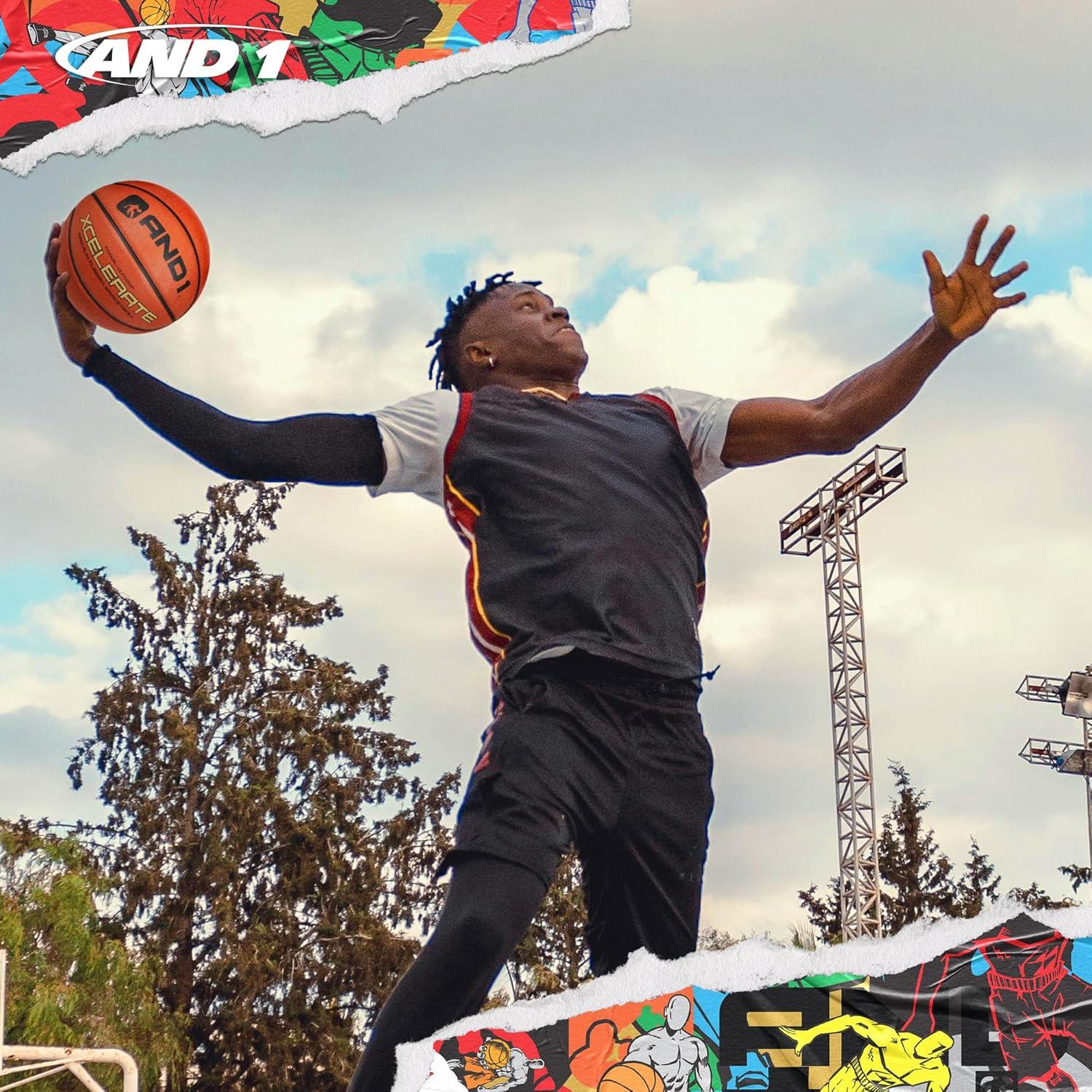 Balón de baloncesto AND1 Xcelerate Tamaño 7 Naranja