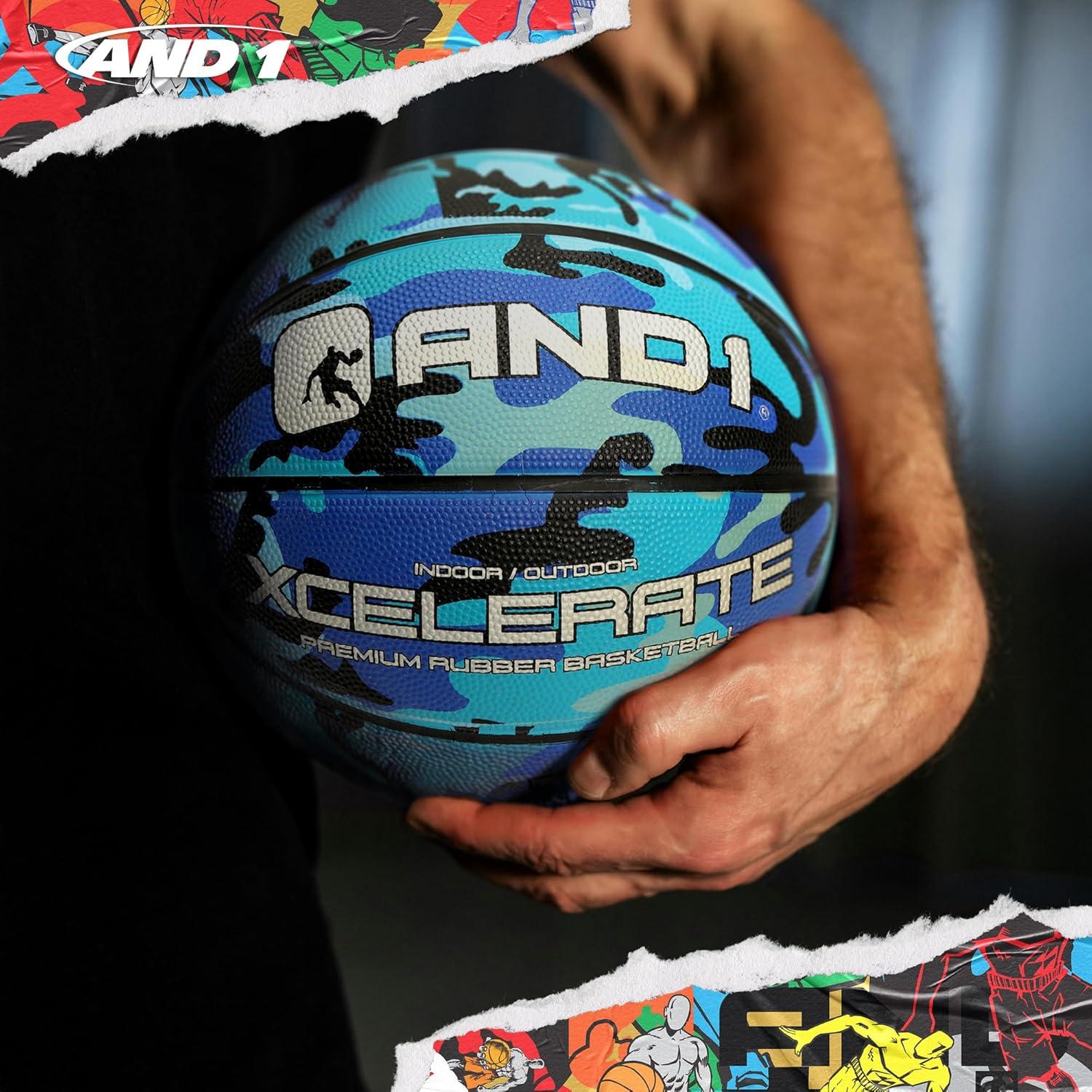 Balón de baloncesto AND1 Xcelerate Tamaño 7 con bomba