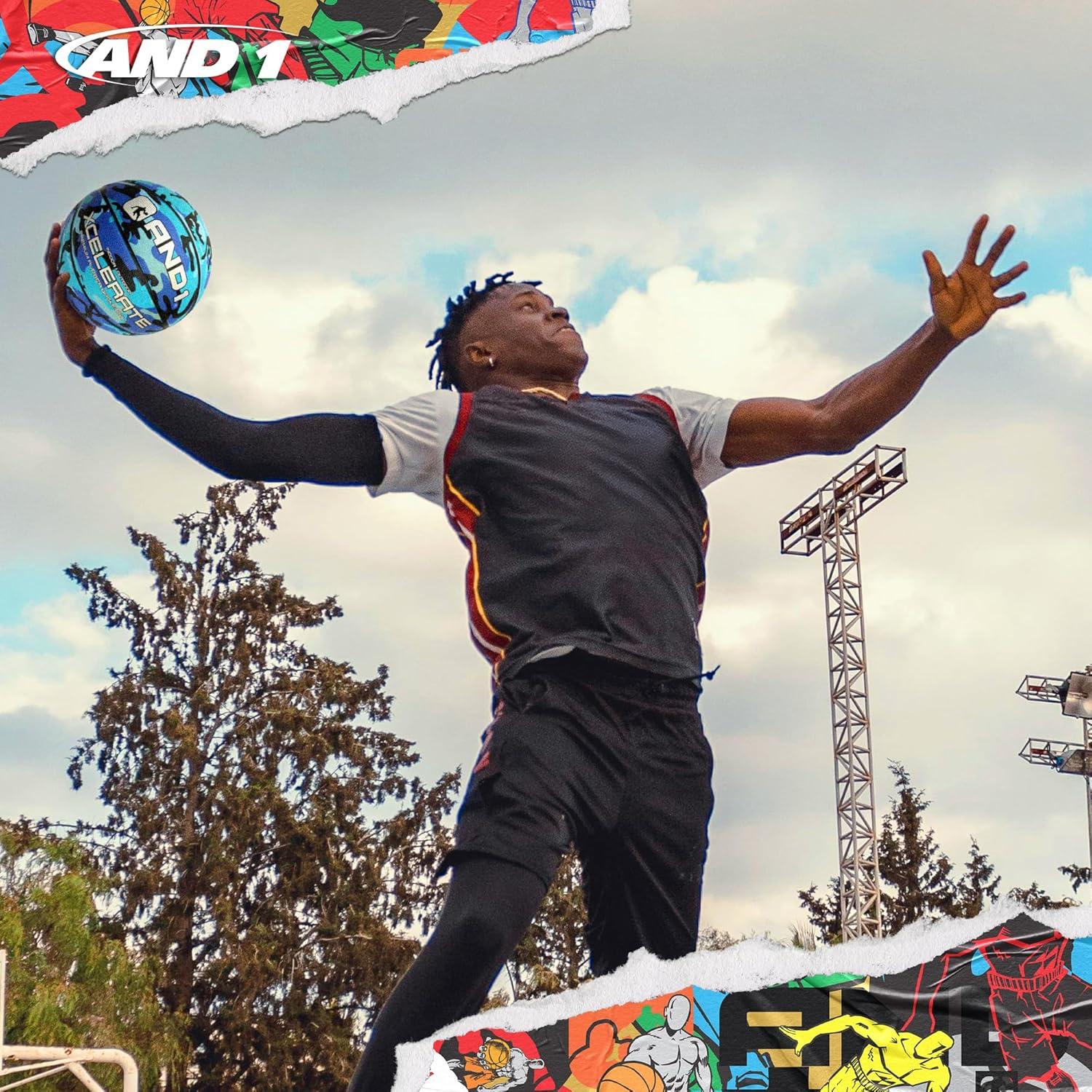 Balón de baloncesto AND1 Xcelerate Tamaño 7 con bomba