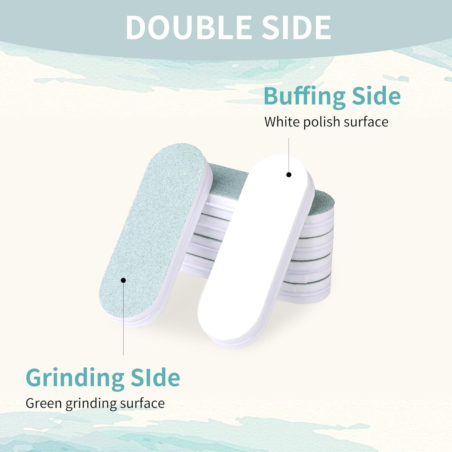 20 Piezas Barra de Pulido MOZEAT LENS 5.9x1.9cm Doble Cara