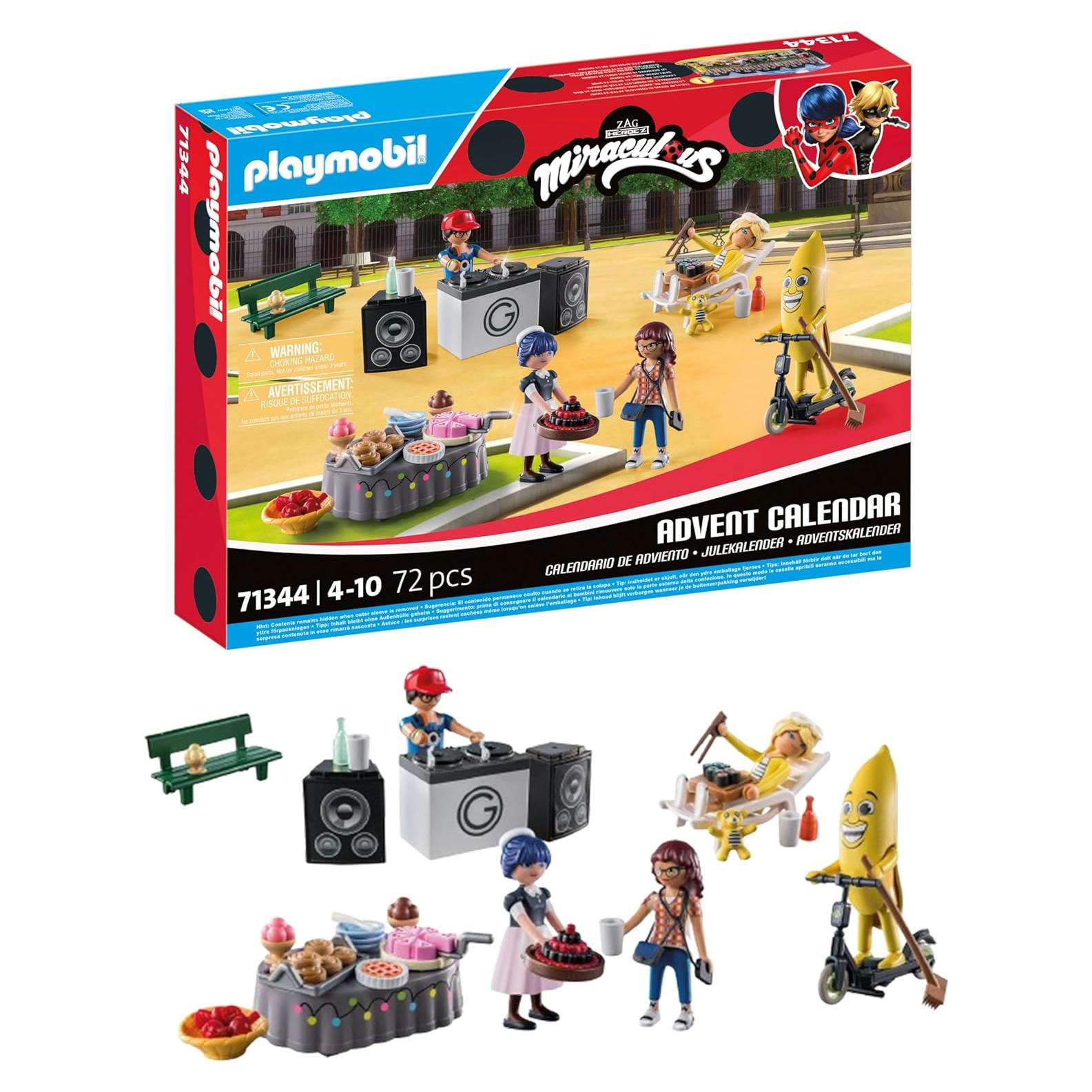 Calendario de Adviento PLAYMOBIL 71344: Picnic en París, 24 Sorpresas