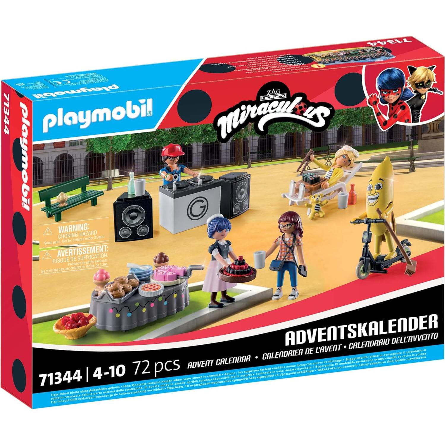 Calendario de Adviento PLAYMOBIL 71344: Picnic en París, 24 Sorpresas