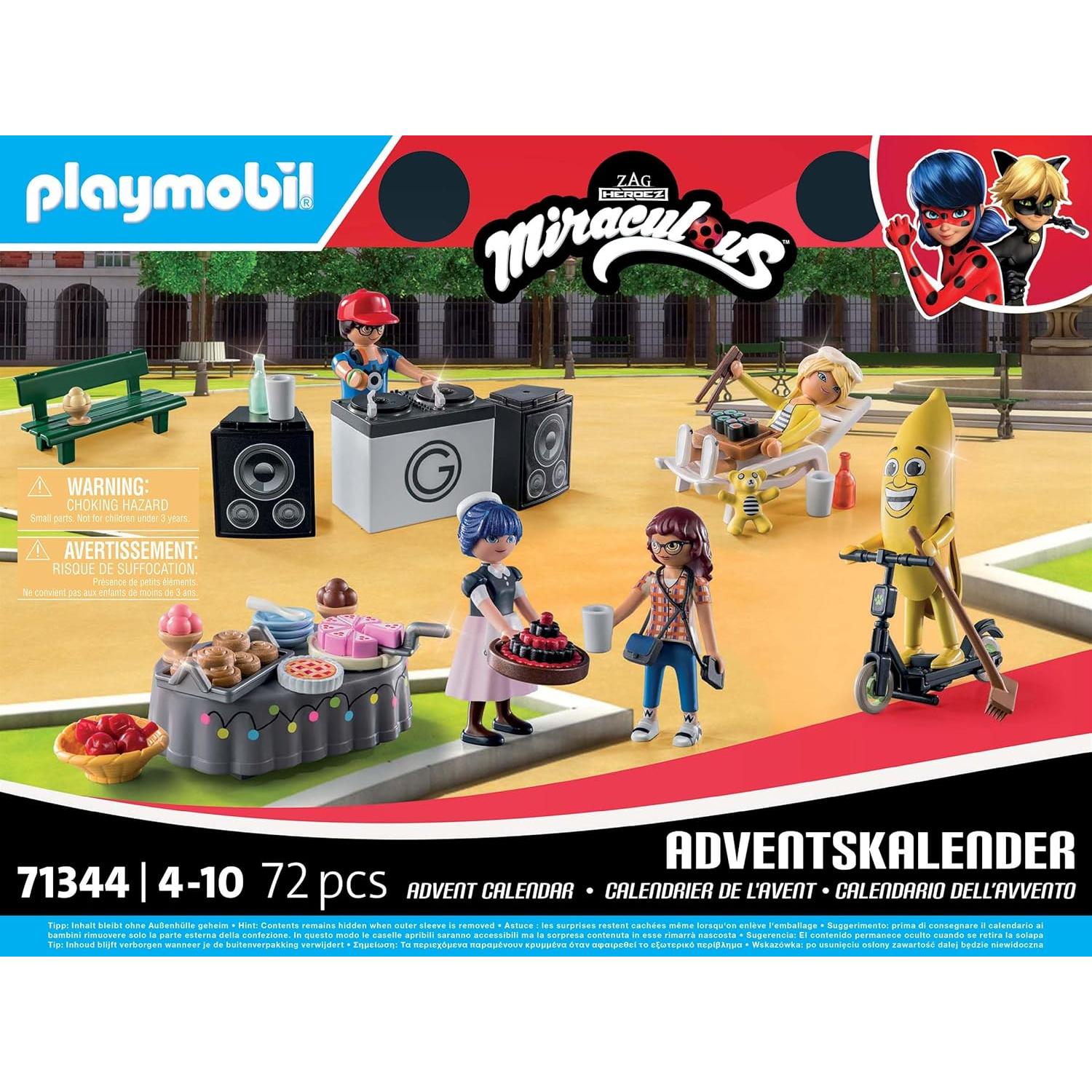 Calendario de Adviento PLAYMOBIL 71344: Picnic en París, 24 Sorpresas