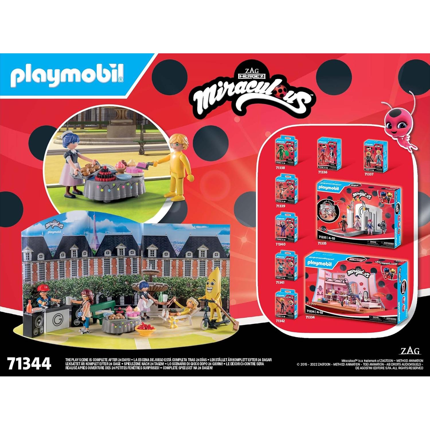 Calendario de Adviento PLAYMOBIL 71344: Picnic en París, 24 Sorpresas
