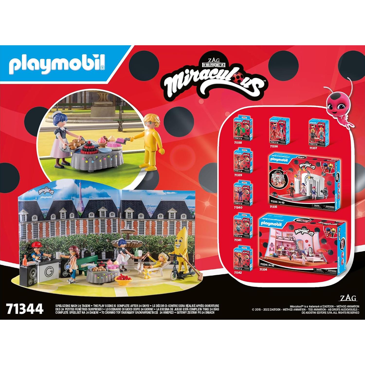 Calendario de Adviento PLAYMOBIL 71344: Picnic en París, 24 Sorpresas