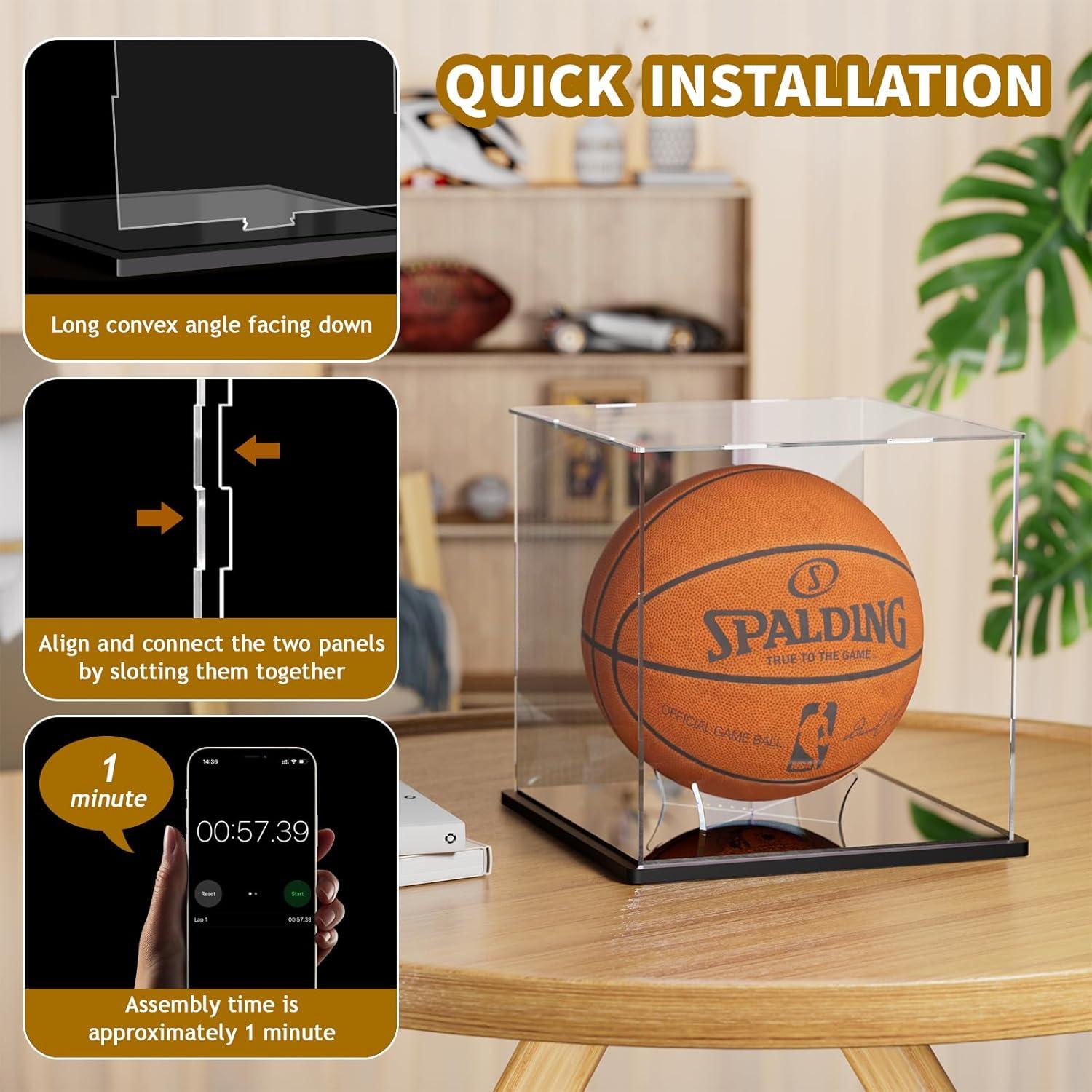 Estuche de exhibición de baloncesto XINISS 28x28x29 cm