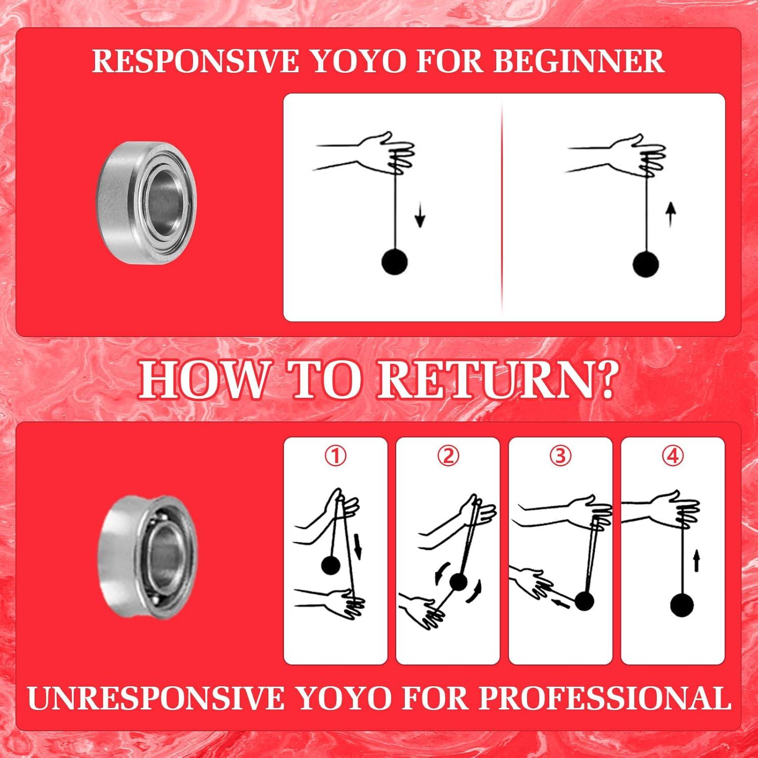 Yoyo Profesional YOYOSTUDIO Doble Función 5.08 cm Metal