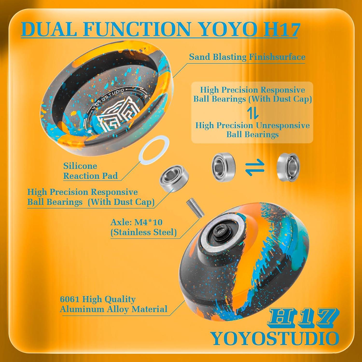 Yoyo Profesional YOYOSTUDIO H17 Doble Propósito 56mm
