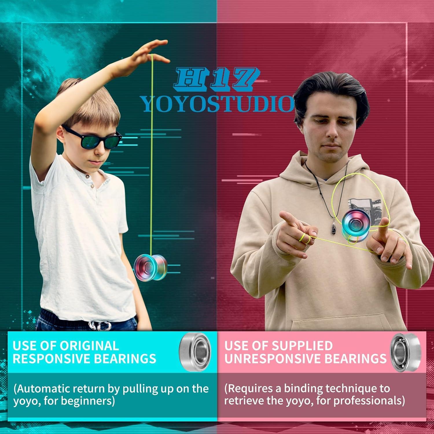 Yoyo Profesional YOYOSTUDIO H17 Doble Función con Accesorios