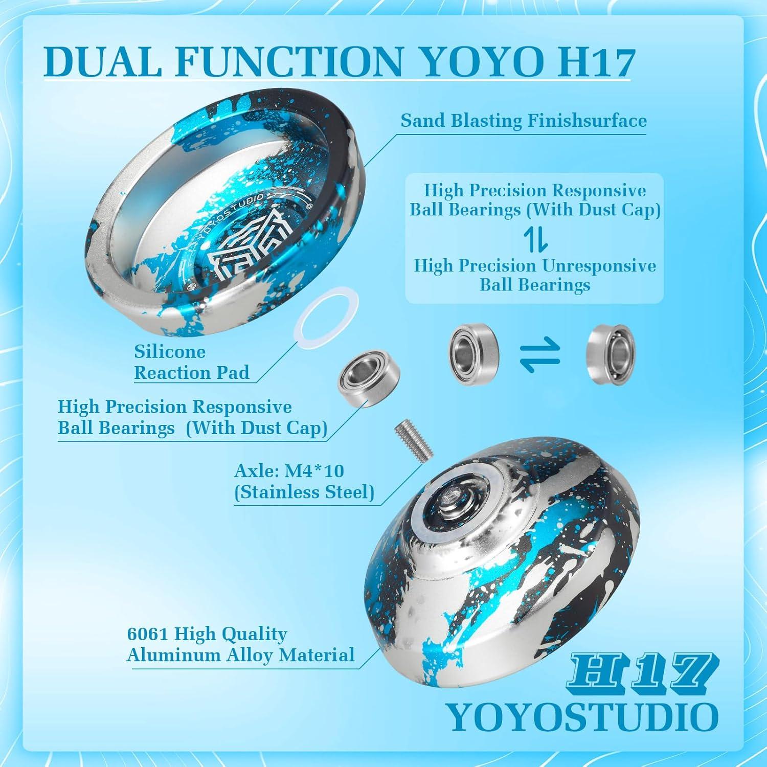 Yoyo Profesional YOYOSTUDIO H17 Doble Función con Accesorios