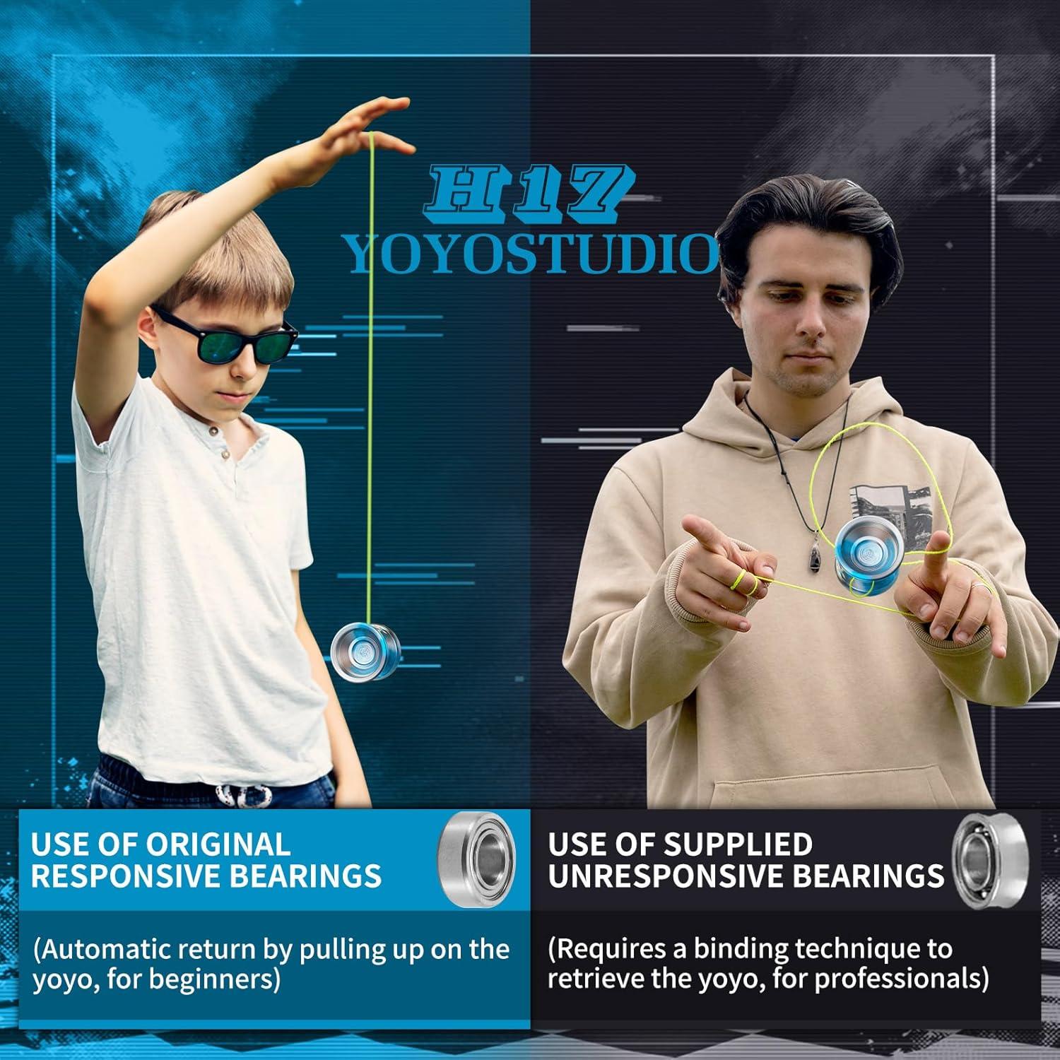 Yoyo Profesional YOYOSTUDIO H17 Doble Función con Accesorios