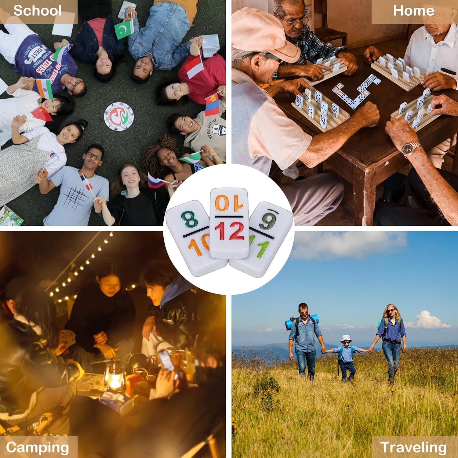 Dominó Doble 12 Doublefan con Estuche y 91 Fichas