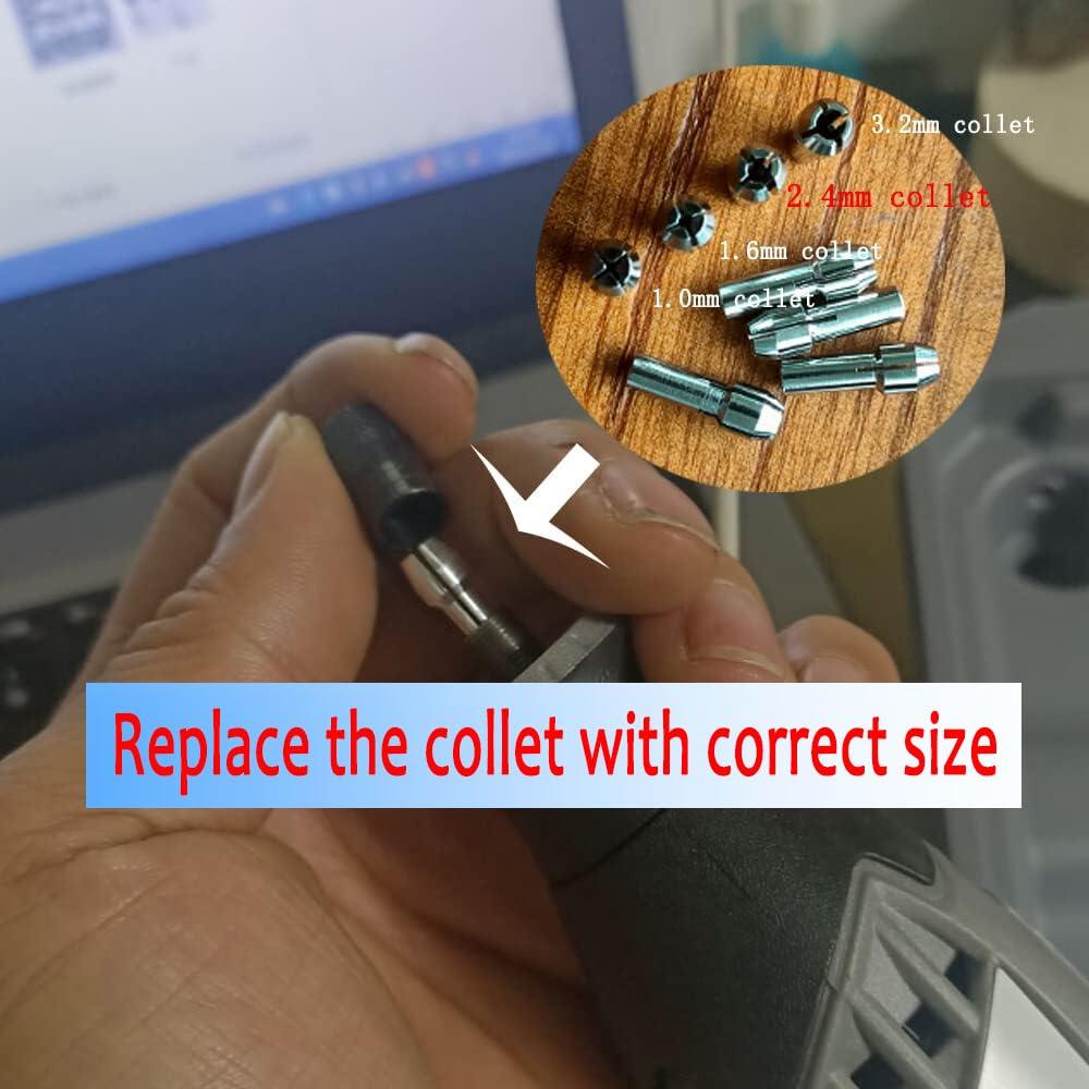 30 Puntas de Pulido de Fieltro Luo Ke Cono 8mm 10mm 12mm