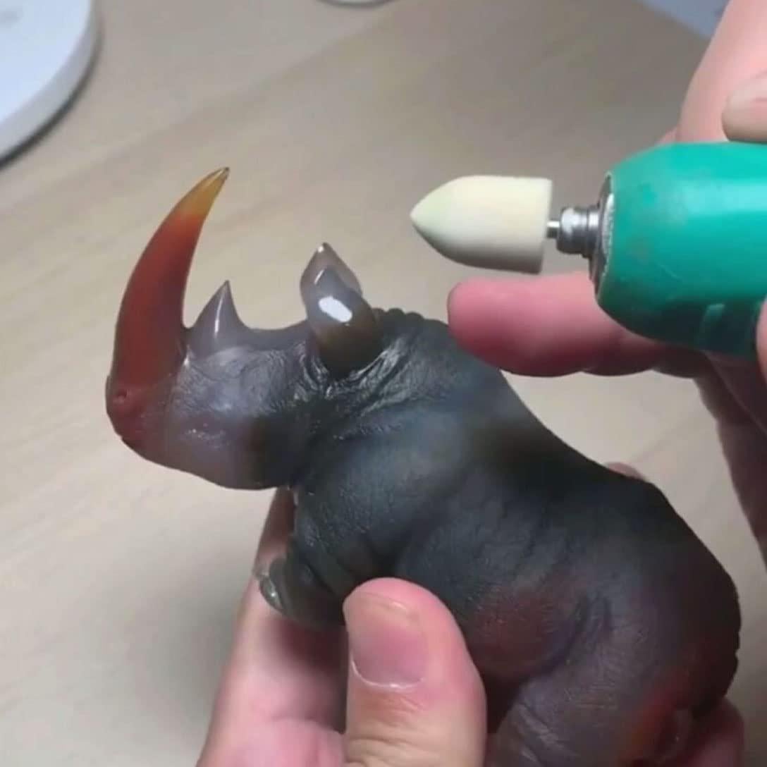 30 Puntas de Pulido de Fieltro Luo Ke Cono 8mm 10mm 12mm