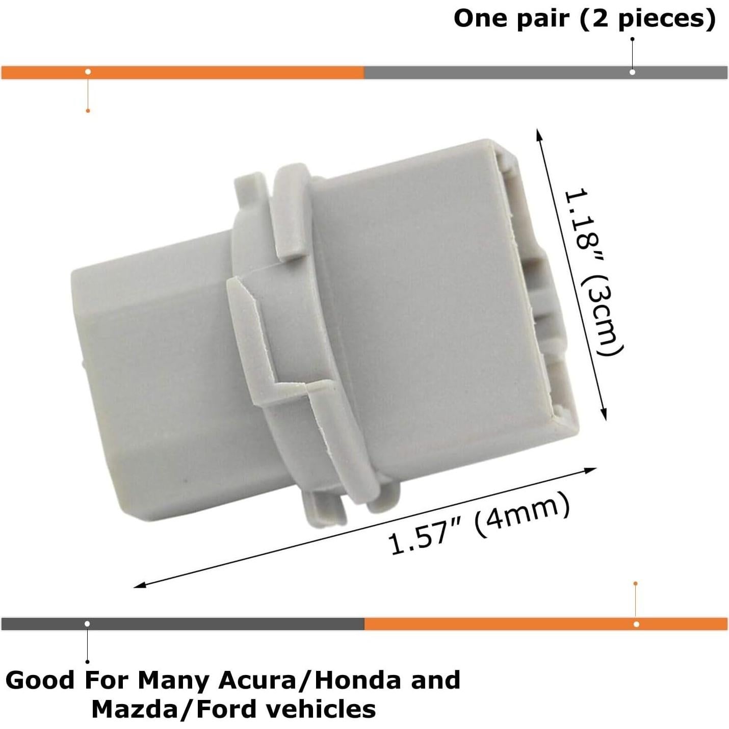 Adaptador de Luz de Freno y Cola iJDMTOY 7443 Rojo para Acura y Honda