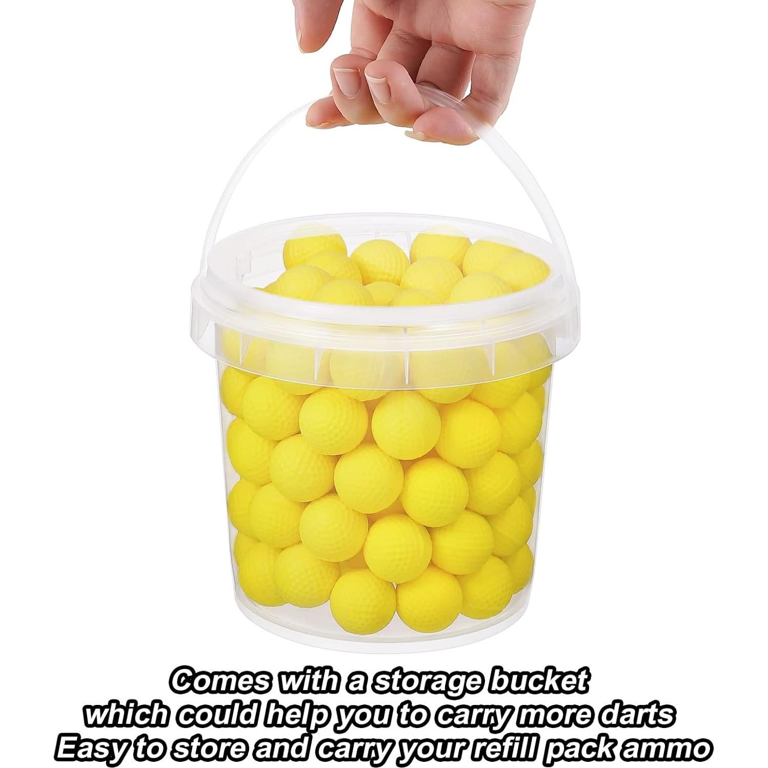 Recarga 100 Balas de Munición Nerf Rival TiopLior Amarillo