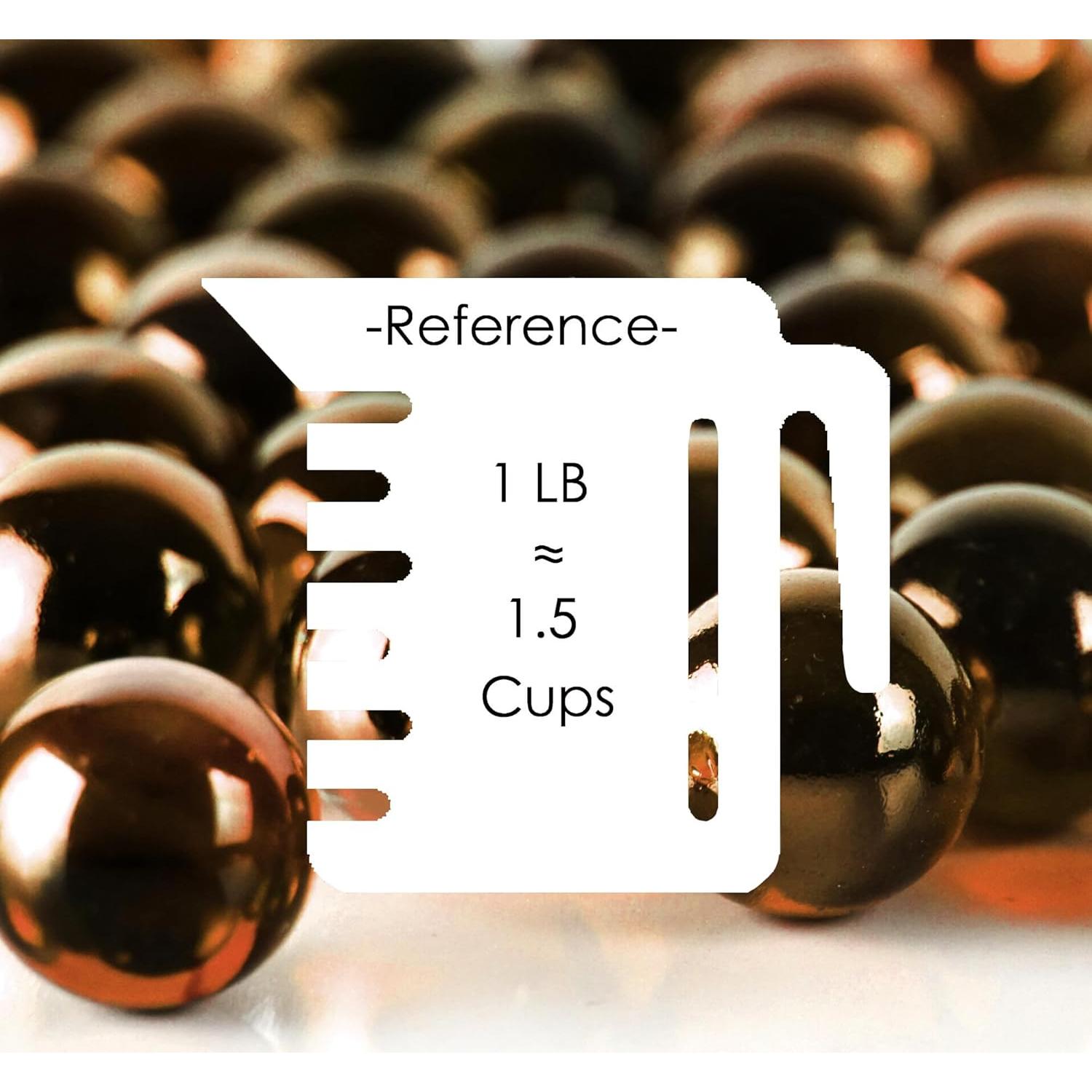 Rellenos de Jarrón CYS EXCEL Ámbar Oscuro 1" 13.61 kg