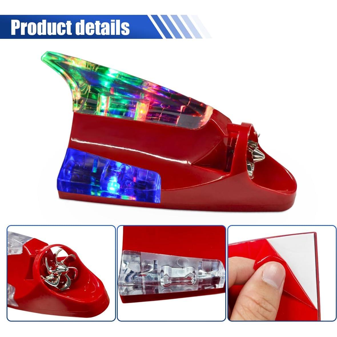 Luz LED de Techo YoRise para Coche - Aleta de Tiburón Rojo