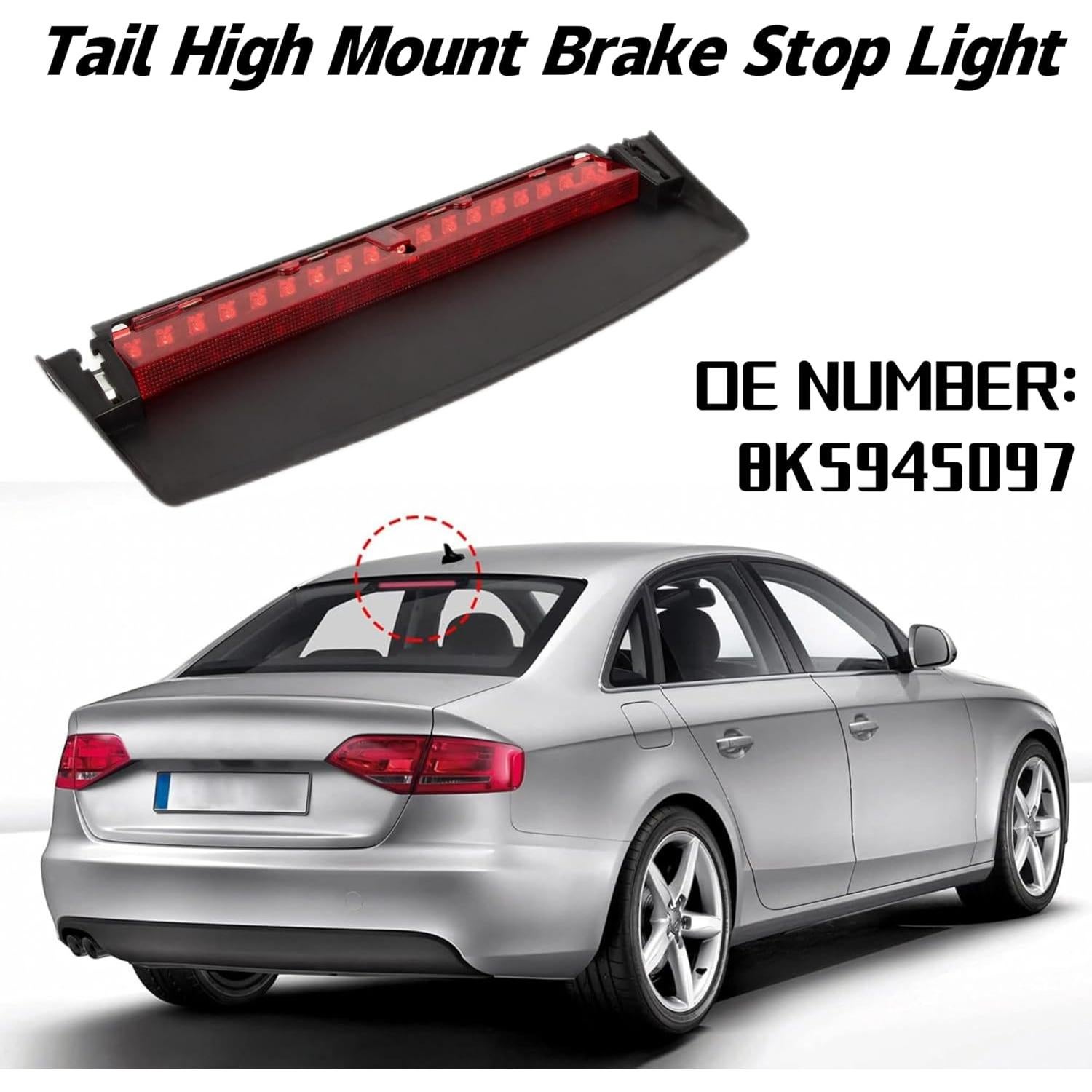 Luz de freno central alta PMFCA para Audi A4 S4 2009-2015