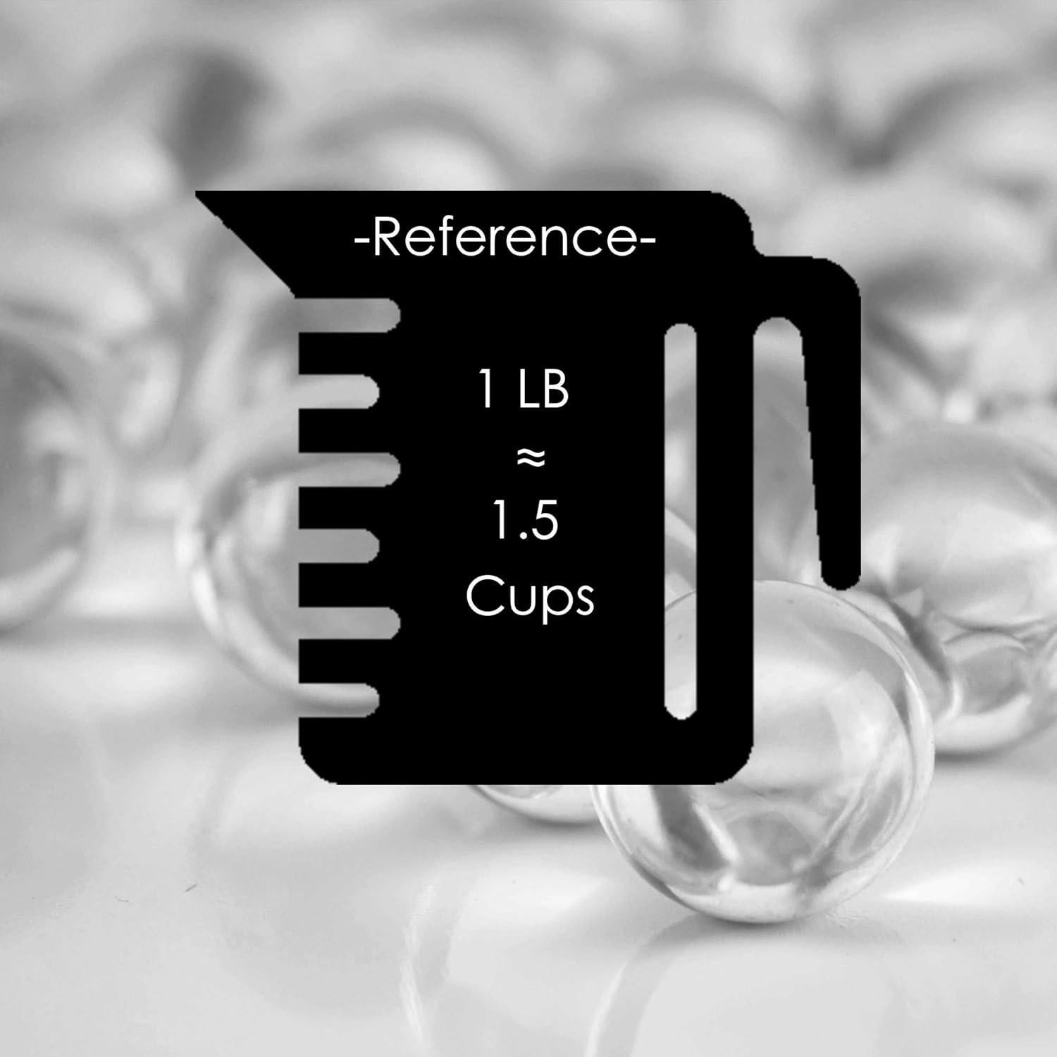 Llenadores de Jarrón CYS EXCEL 1" Vidrio Claro 18-25 Piezas