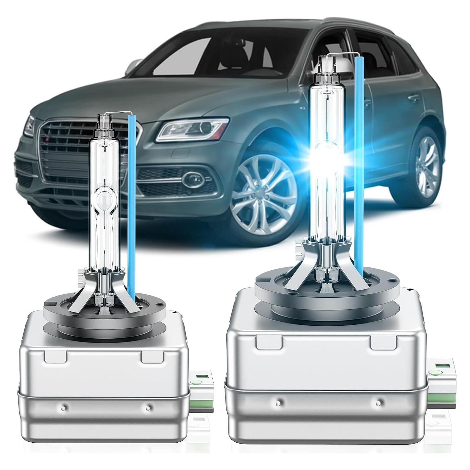 Bombillas D3S HID Xenón SENROBO 8000K para Audi 2014-2017
