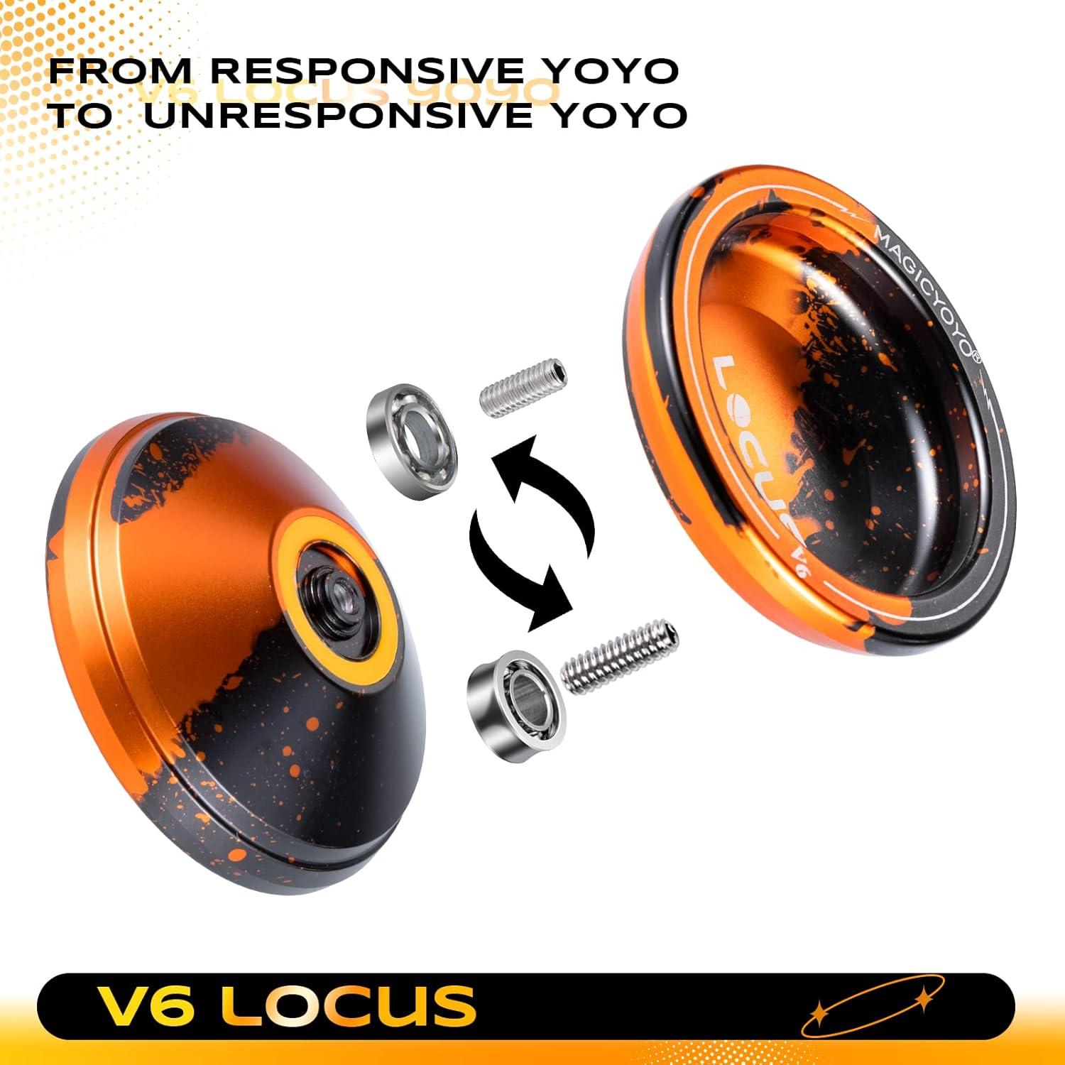 Yoyo Profesional MAGICYOYO V6 Locus - Doble Modo para Niños y Adultos