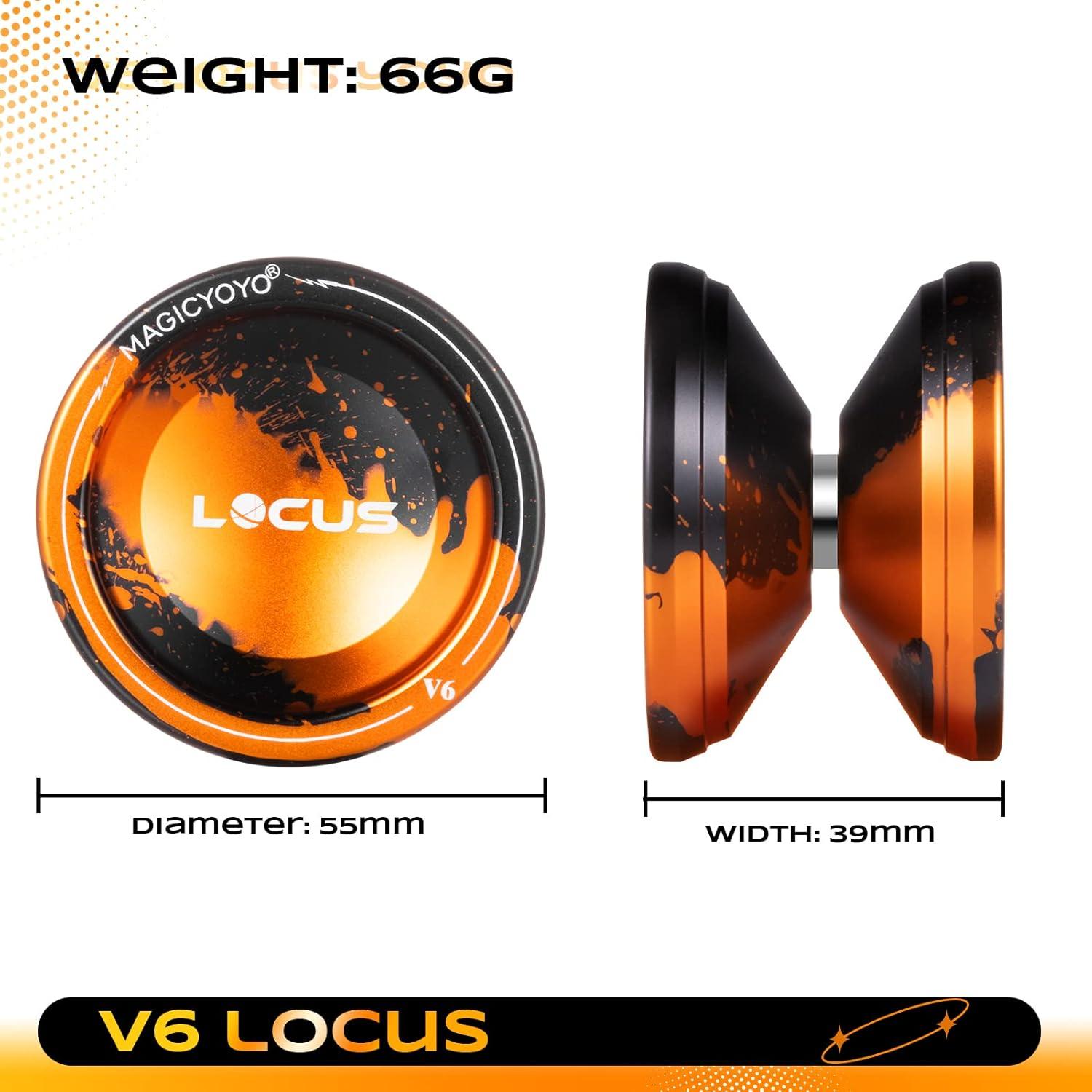 Yoyo Profesional MAGICYOYO V6 Locus - Doble Modo para Niños y Adultos