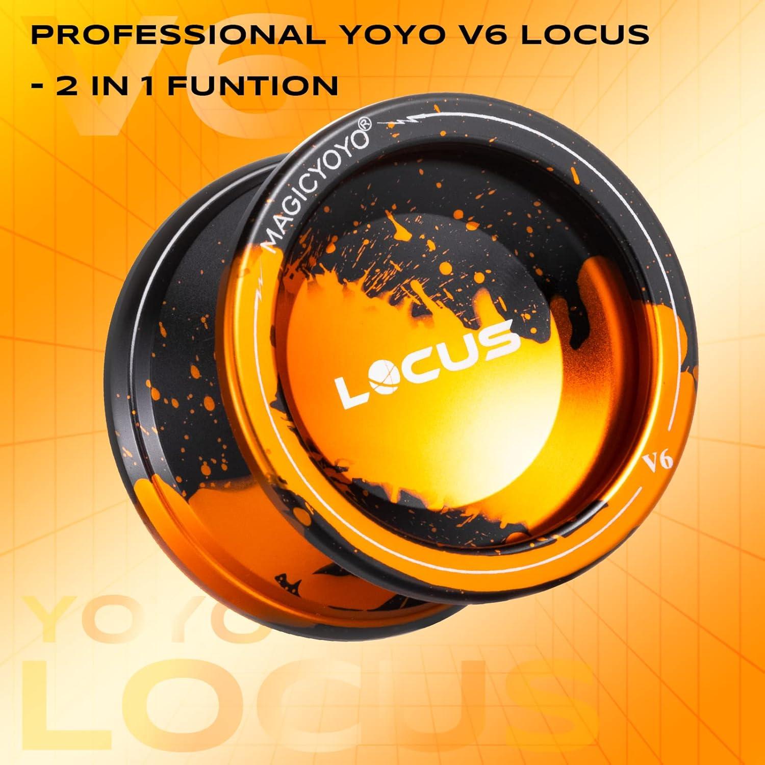 Yoyo Profesional MAGICYOYO V6 Locus - Doble Modo para Niños y Adultos