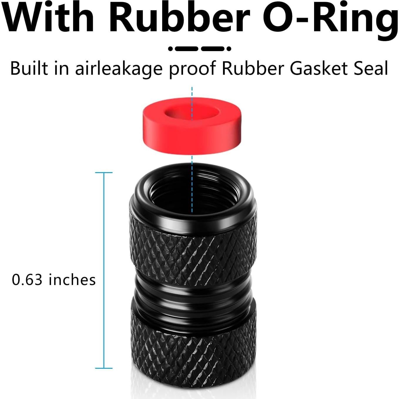 Tapas de Válvula de Neumático Xiconbao para Audi - Paquete de 4