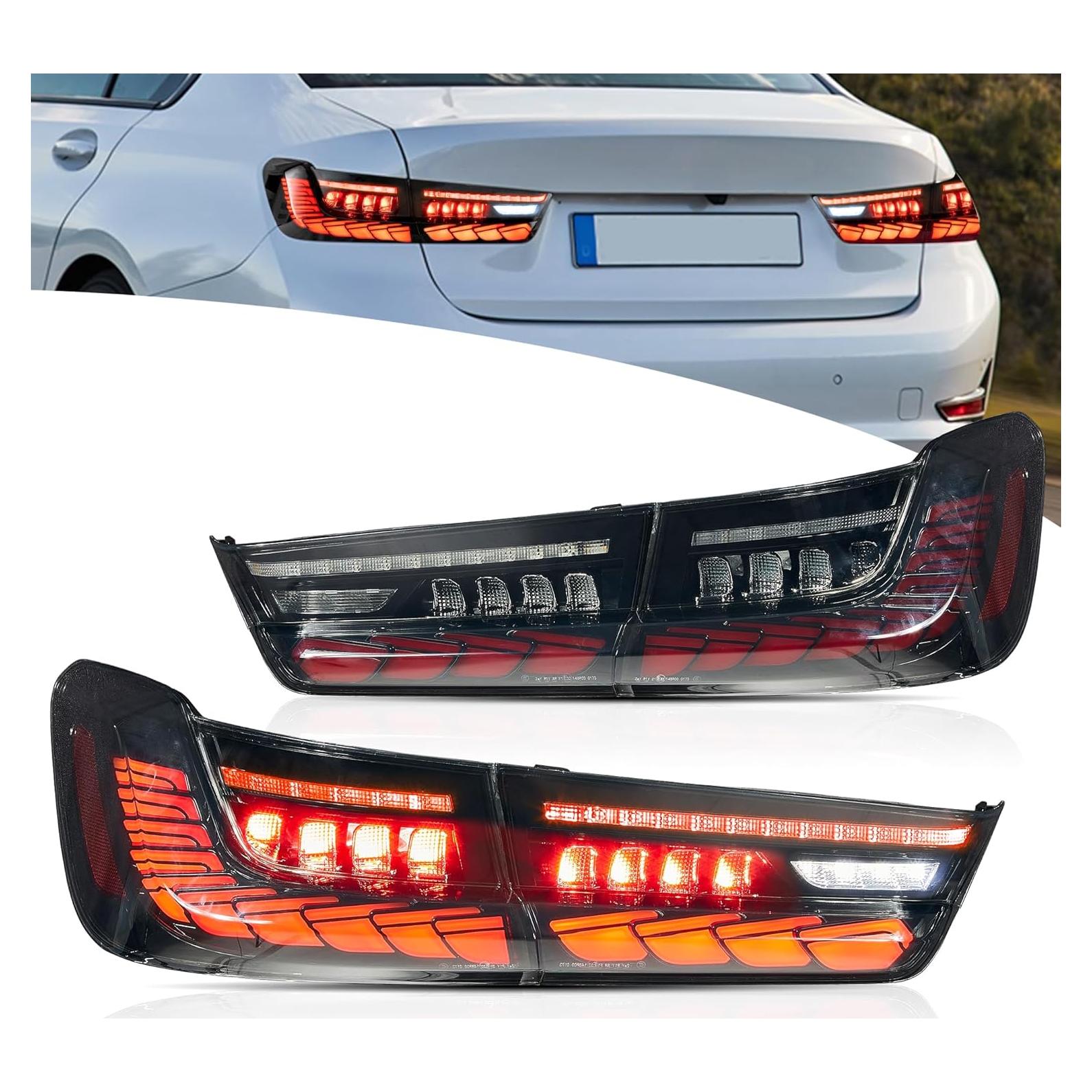 Luces Traseras VLAND para BMW Serie 3 G20 2019-2024, Ahumadas