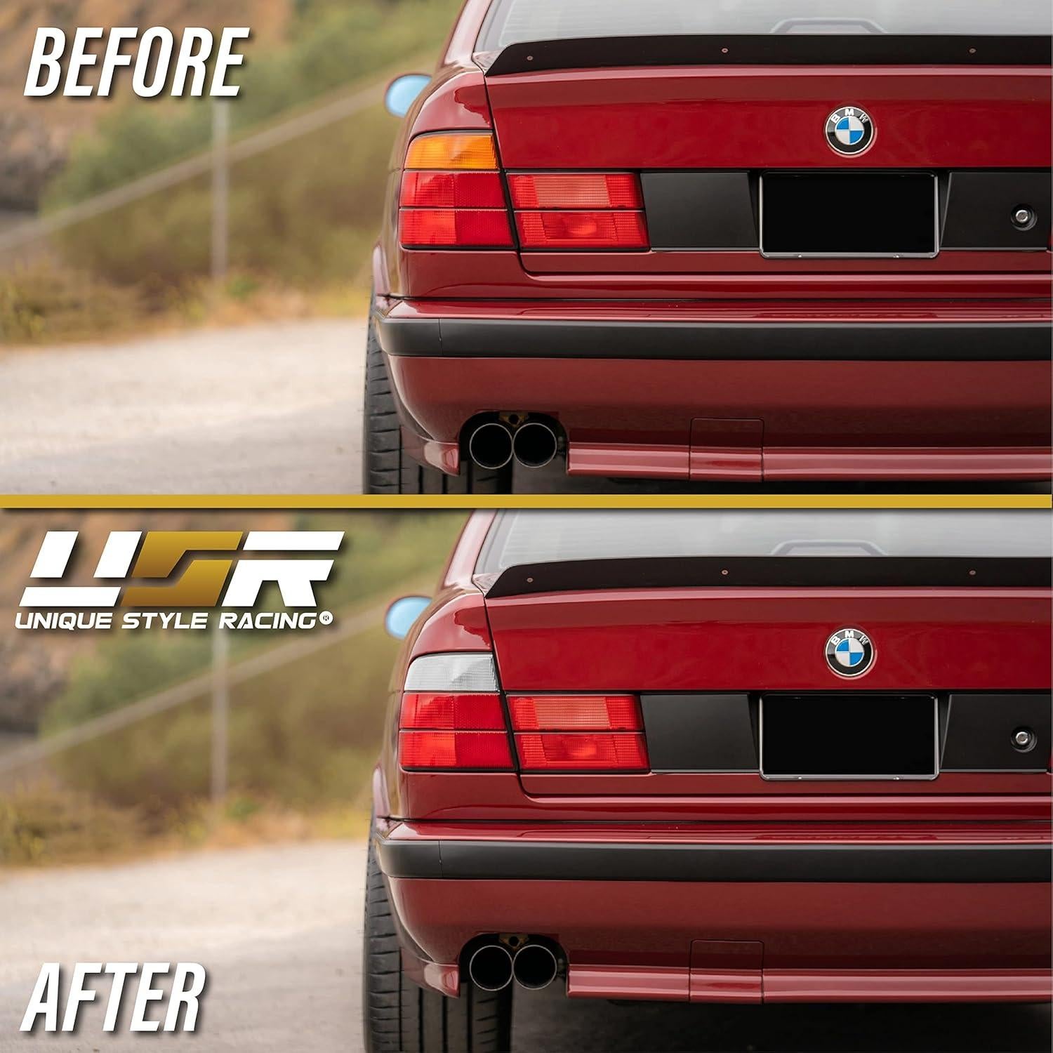 Luces Traseras BMW E34 5 Series 1989-1996 USR Rojo/Transparente