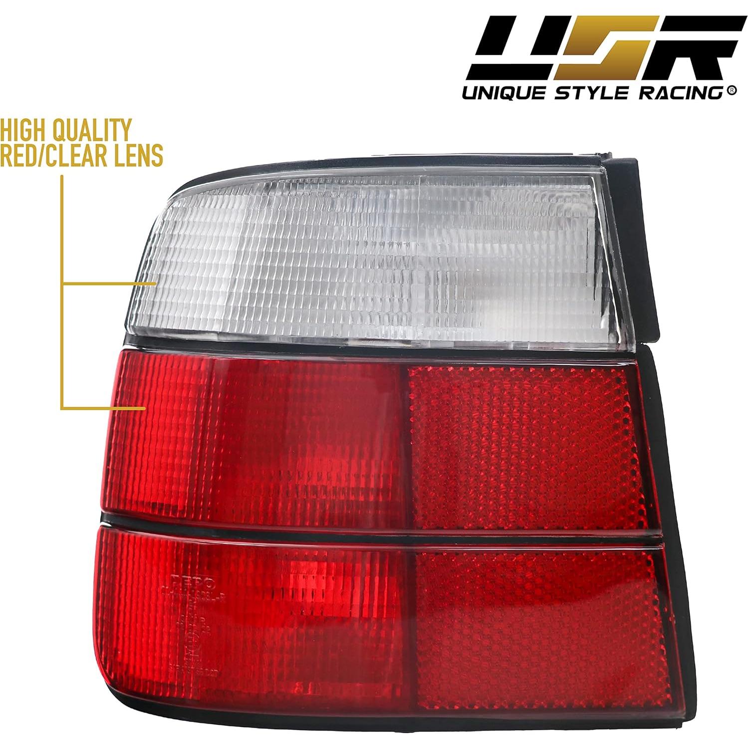 Luces Traseras BMW E34 5 Series 1989-1996 USR Rojo/Transparente