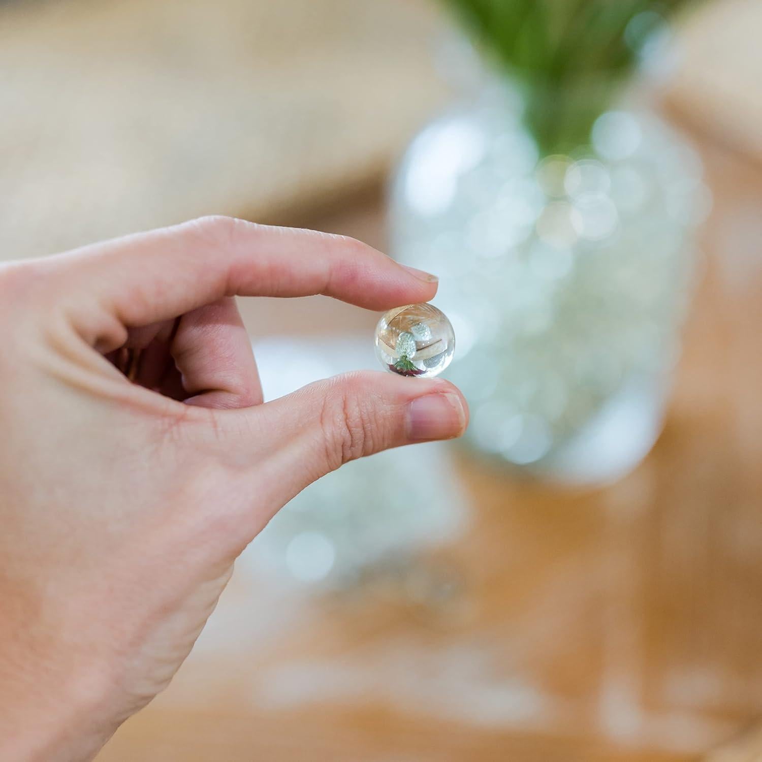 Canicas de Vidrio Galashield 1kg - Gemas Transparentes 80 pcs