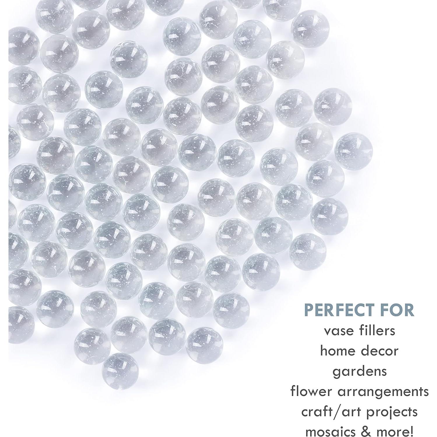 Canicas de Vidrio Galashield 1kg - Gemas Transparentes 80 pcs