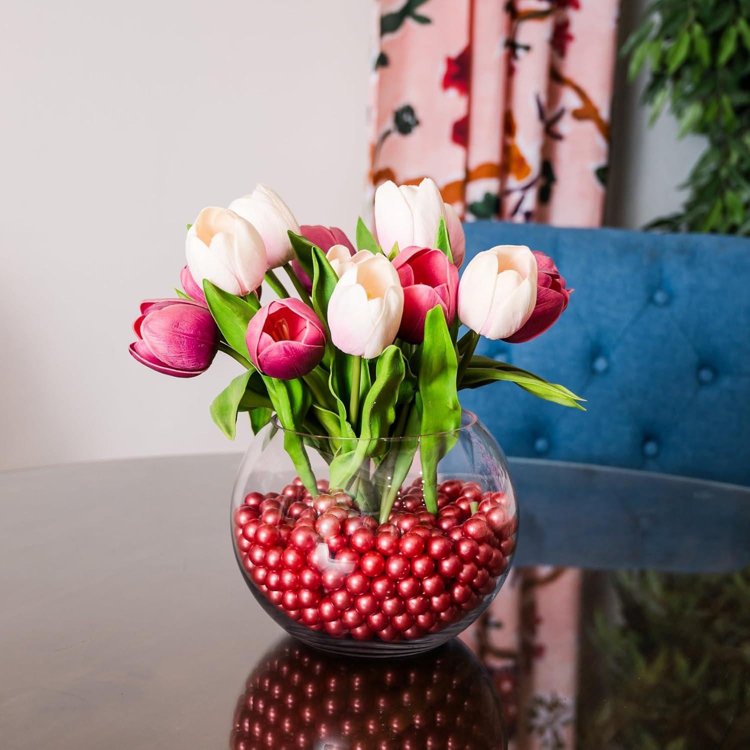 Canicas Galashield Rojas Escarlatas 80 Piezas de Vidrio