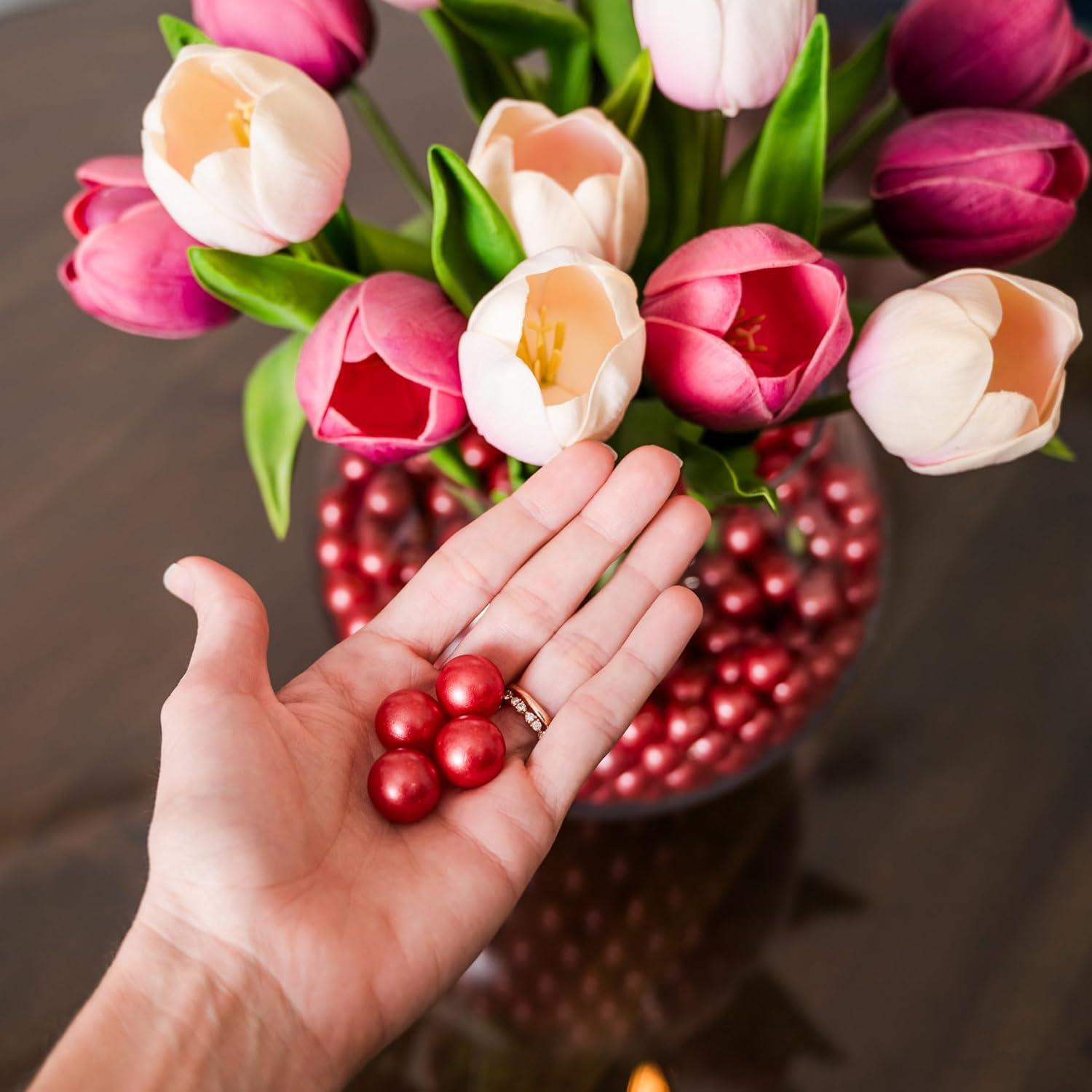 Canicas Galashield Rojas Escarlatas 80 Piezas de Vidrio